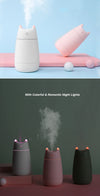 USB Air Humidifier Cute Cat Desktop Diffuser 200ML