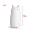 USB Air Humidifier Cute Cat Desktop Diffuser 200ML